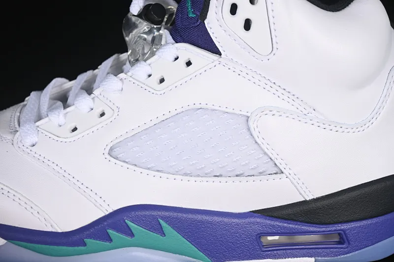 All categories Air Jordan Jordan series basketball shoes Air Jordan 5 L version Air Jordan 5 OG "Grape" AJ5 Joe 5 white grape first layer basketball shoes HQ7978-100